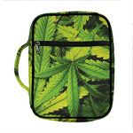 Cannabis Print Front Pocket Bible Bag
