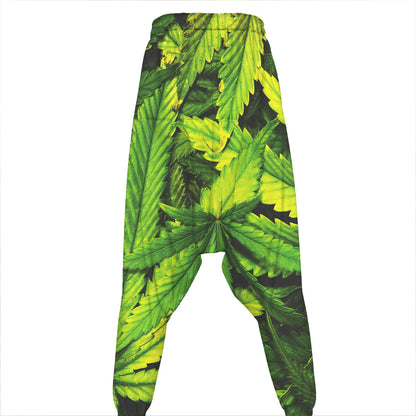 Cannabis Print Hammer Pants