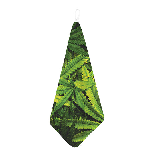 Cannabis Print Hand Towel