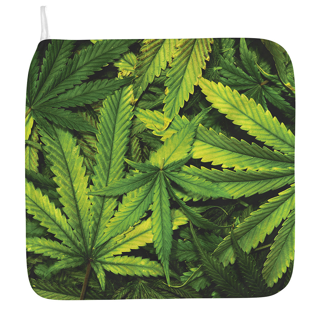 Cannabis Print Hand Towel