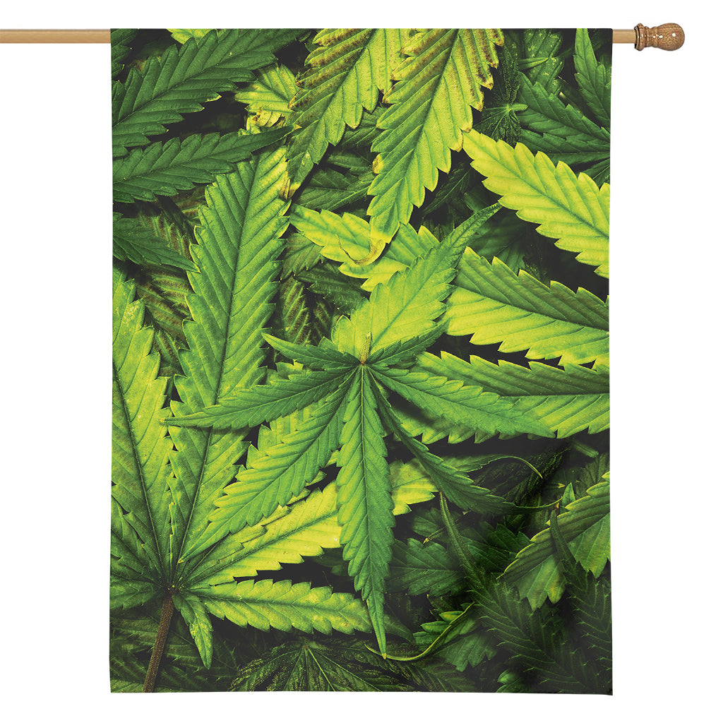 Cannabis Print House Flag