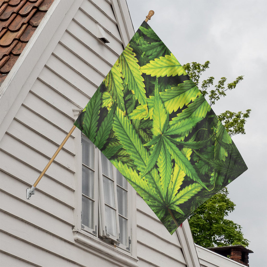 Cannabis Print House Flag