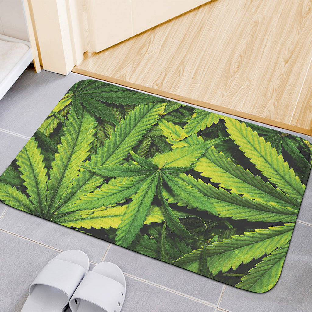 Cannabis Print Indoor Door Mat