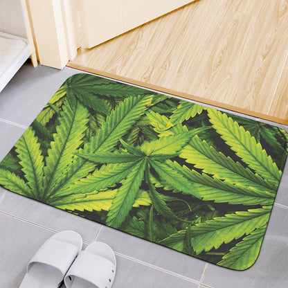 Cannabis Print Indoor Door Mat