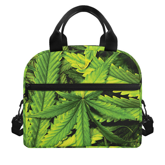 Cannabis Print Insulated Lunch Bag