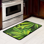 Cannabis Print Kitchen Mat