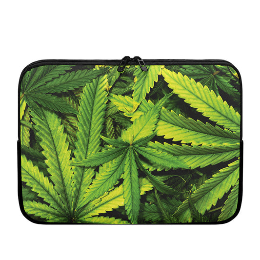 Cannabis Print Laptop Sleeve
