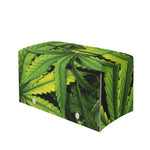 Cannabis Print Leather Tissue Box Cover