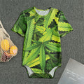Cannabis Print Men's Bodysuit