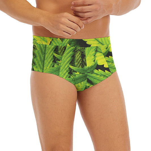 Cannabis Print Men's Briefs