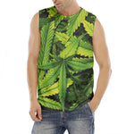 Cannabis Print Men's Fitness Tank Top