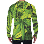 Cannabis Print Men's Long Sleeve T-Shirt