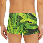 Cannabis Print Men's Short Boxer Briefs