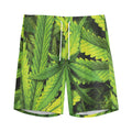 Cannabis Print Men's Athletic Shorts
