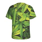 Cannabis Print Men's Sports T-Shirt