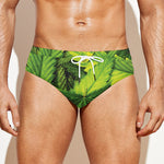 Cannabis Print Men's Swim Briefs