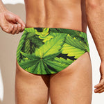 Cannabis Print Men's Swim Briefs