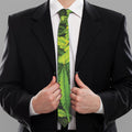 Cannabis Print Necktie