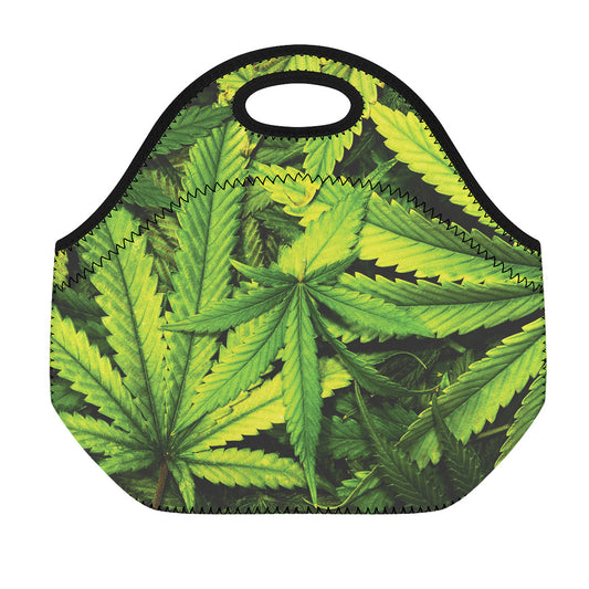 Cannabis Print Neoprene Lunch Bag