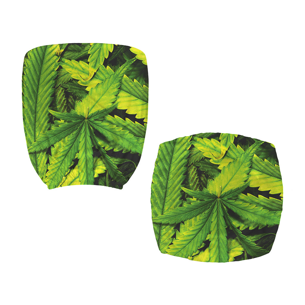 Cannabis Print Office Chair Cover