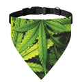 Cannabis Print Over The Collar Dog Bandana