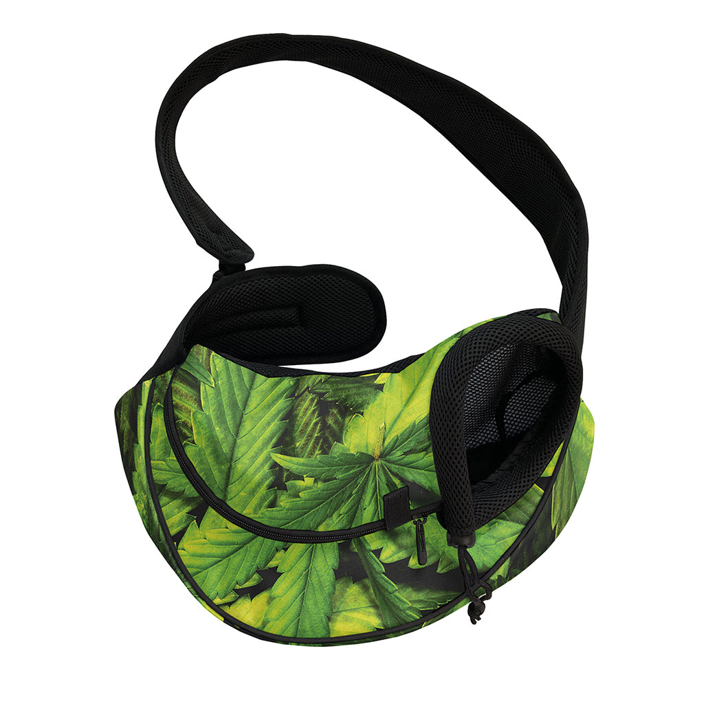 Cannabis Print Pet Sling Carrier