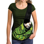 Cannabis Print Pet Sling Carrier