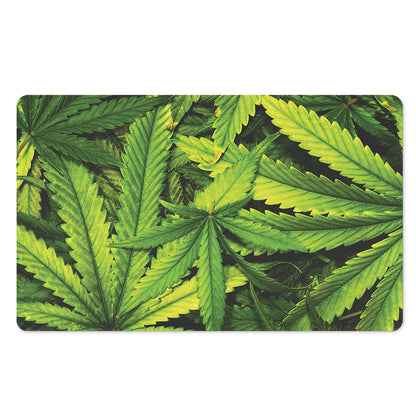 Cannabis Print Polyester Doormat