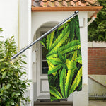 Cannabis Print Polyester Flag