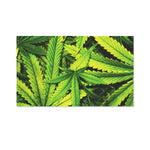 Cannabis Print Polyester Flag