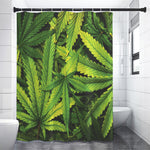 Cannabis Print Premium Shower Curtain