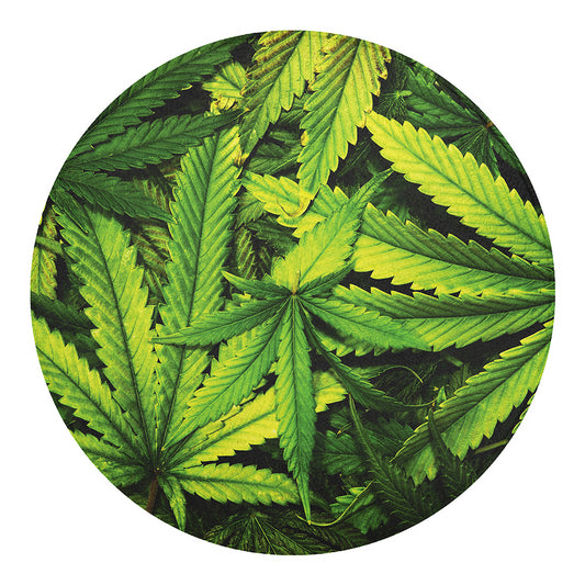 Cannabis Print Round Blanket