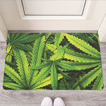 Cannabis Print Rubber Doormat