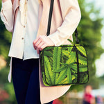 Cannabis Print Shoulder Strap Bible Bag