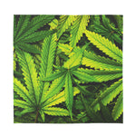 Cannabis Print Silk Bandana