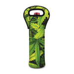 Cannabis Print Single Neoprene Wine Tote