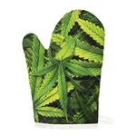 Cannabis Print Single Oven Mitt