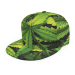 Cannabis Print Snapback Cap