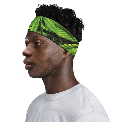Cannabis Print Sports Headband