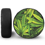 Cannabis Print Tire Cover
