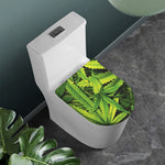 Cannabis Print Toilet Lid Cover