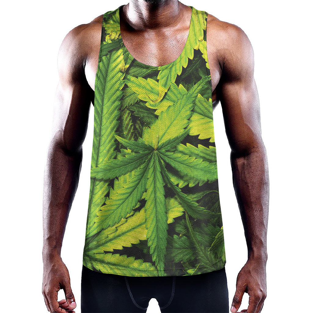 Cannabis Print Training Tank Top