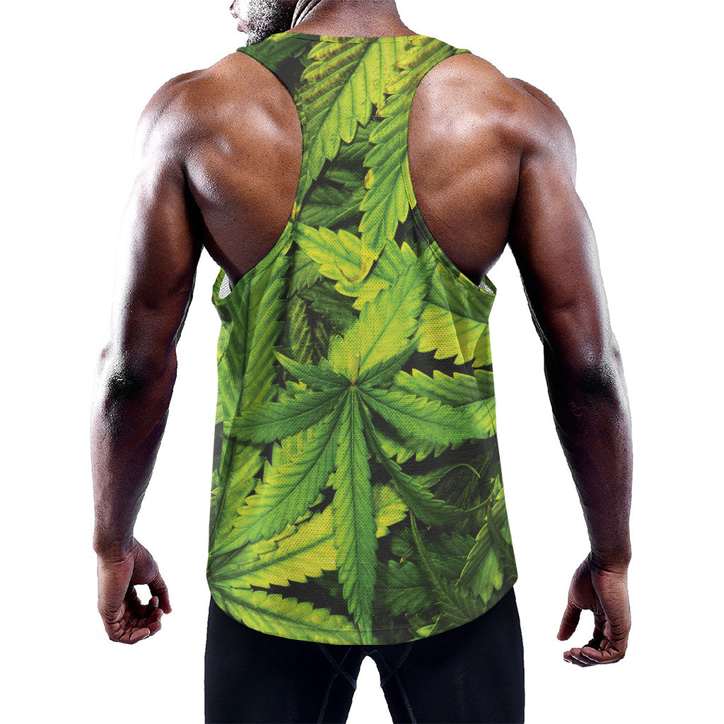 Cannabis Print Training Tank Top