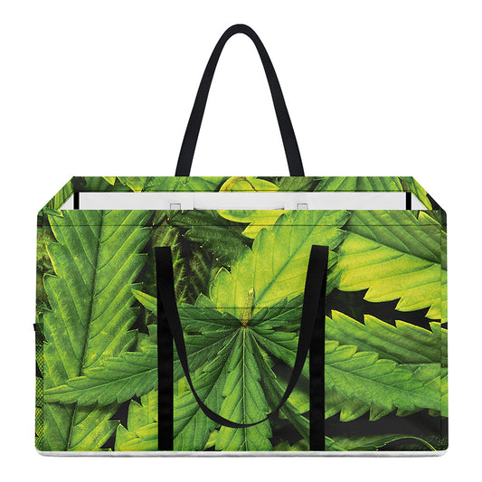Cannabis Print Utility Tote Bag