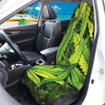 Cannabis Print Waterproof Car Seat Cover