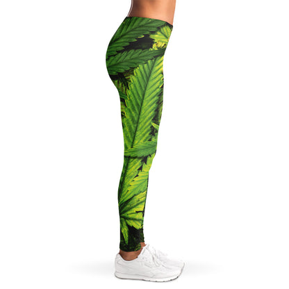 Cannabis Print Women's Leggings