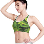 Cannabis Print Women's Sports Bra