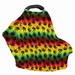 Cannabis Rasta Pattern Print Baby Seat Cover