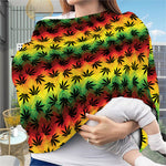 Cannabis Rasta Pattern Print Baby Seat Cover
