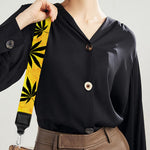Cannabis Rasta Pattern Print Bag Strap